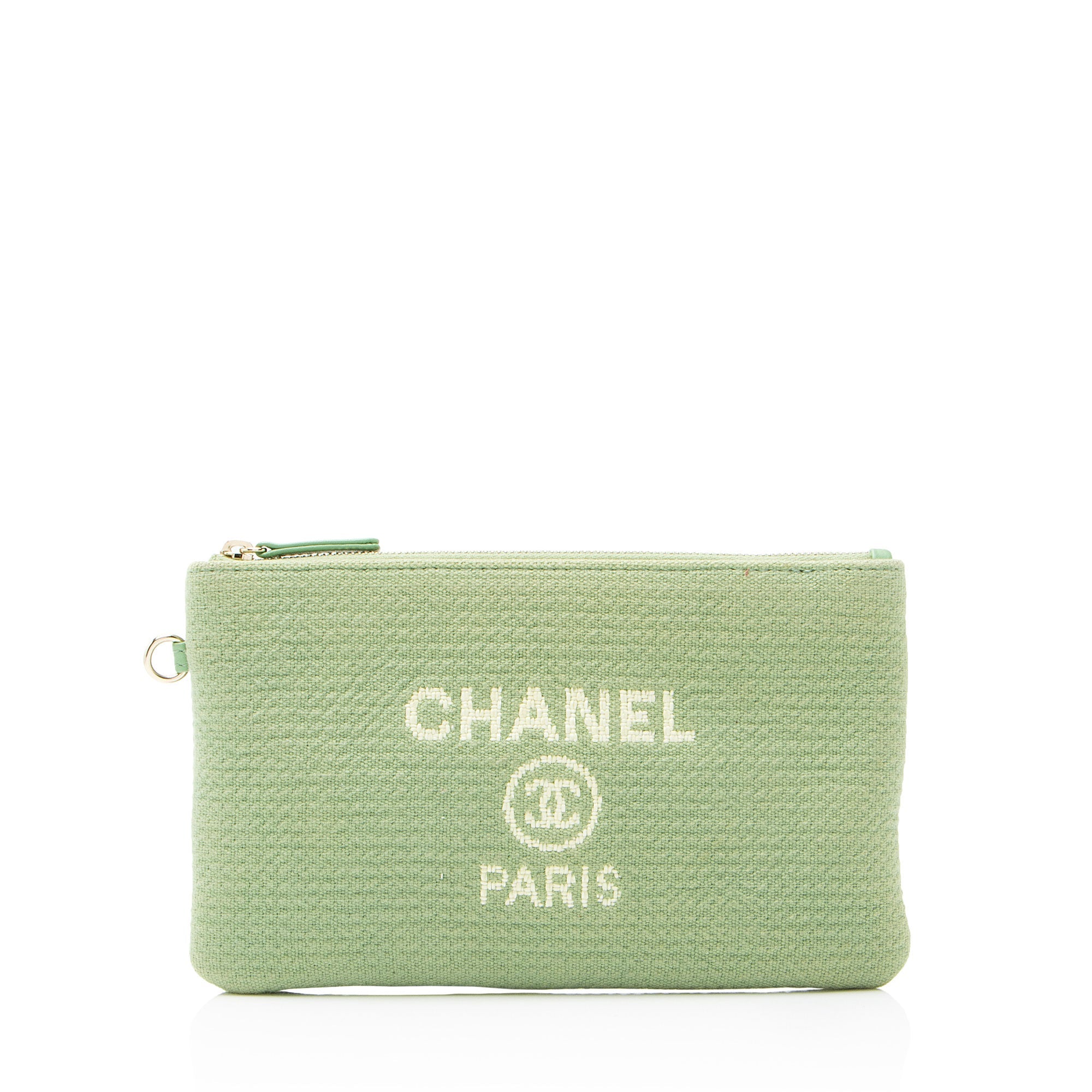 Chanel Mixed Fibers Deauville Pochette