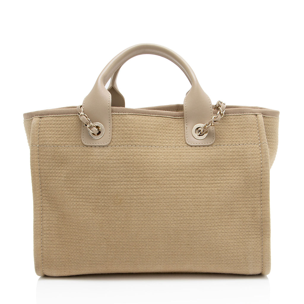 Chanel Mixed Fibers Deauville Small Tote