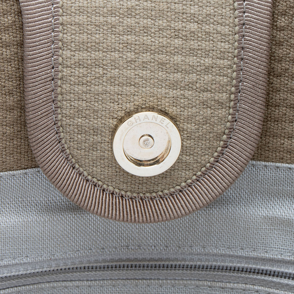 Chanel Mixed Fibers Deauville Small Tote