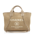 Chanel Mixed Fibers Deauville Small Tote
