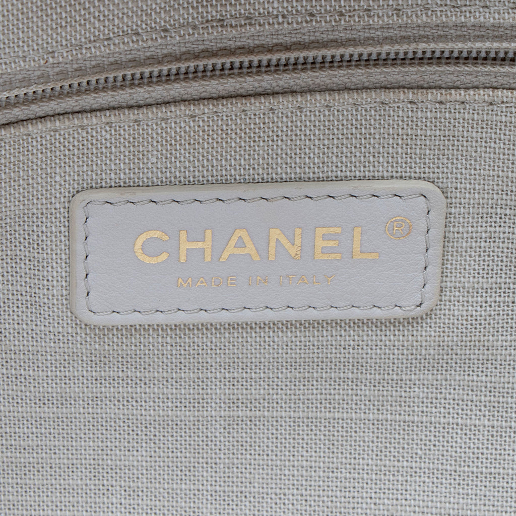 Chanel Mixed Fibers Deauville Small Tote