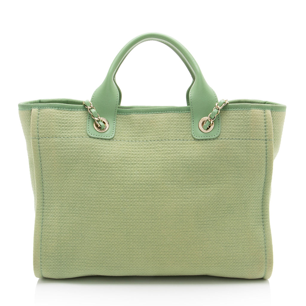 Chanel Mixed Fibers Deauville Small Tote
