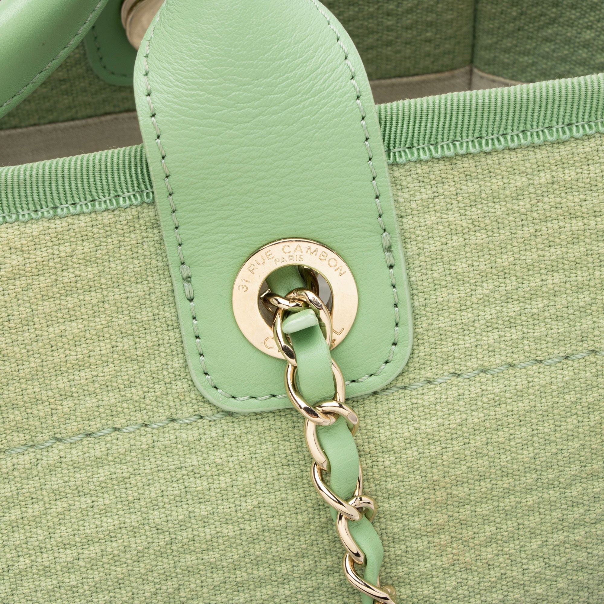 Chanel Mixed Fibers Deauville Small Tote