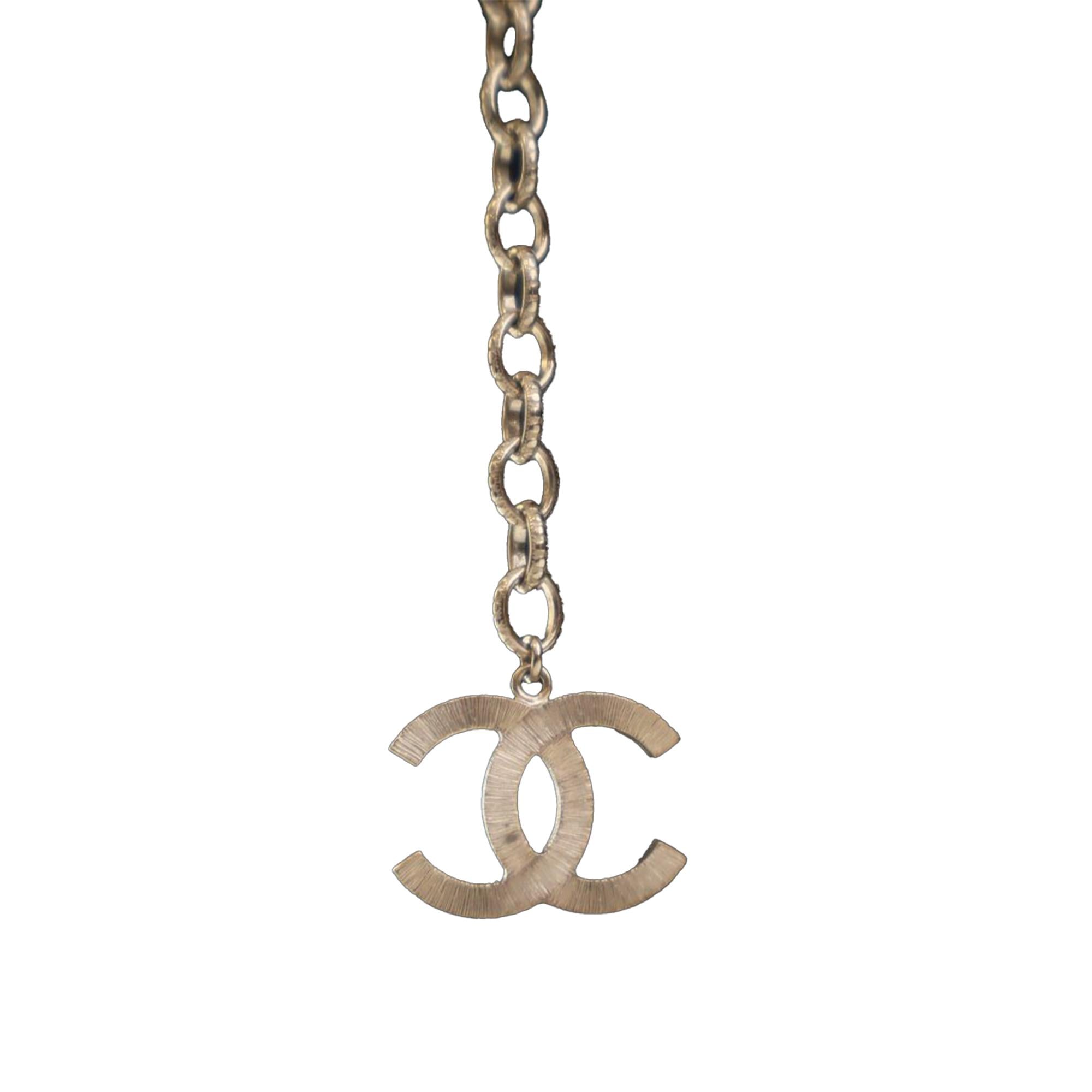 Chanel Multi Strand Knotted Faux Pearl Necklace