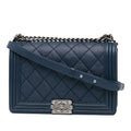 Chanel New Medium Calfskin Double Stitch Boy Flap (SHG-LubuFw)