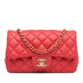 Chanel New Mini Classic Lambskin Single Flap