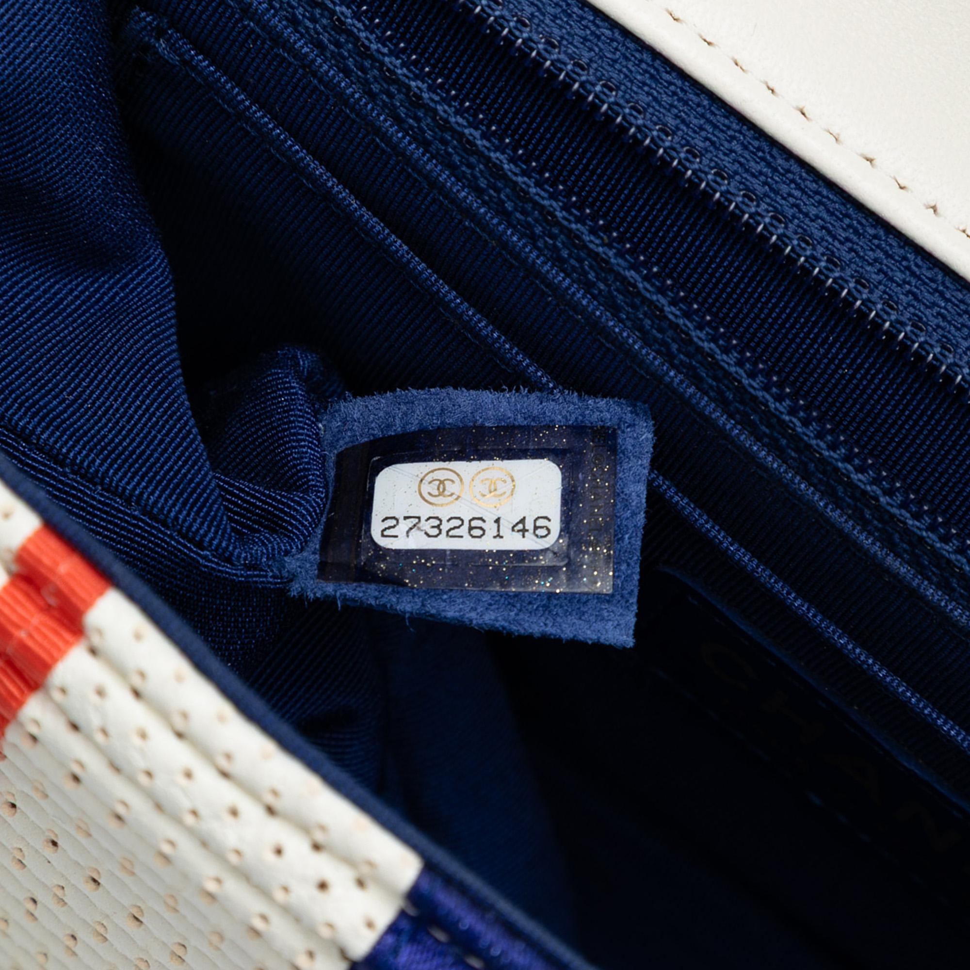 Chanel New Mini Pleated Perforated Lambskin Single Flap