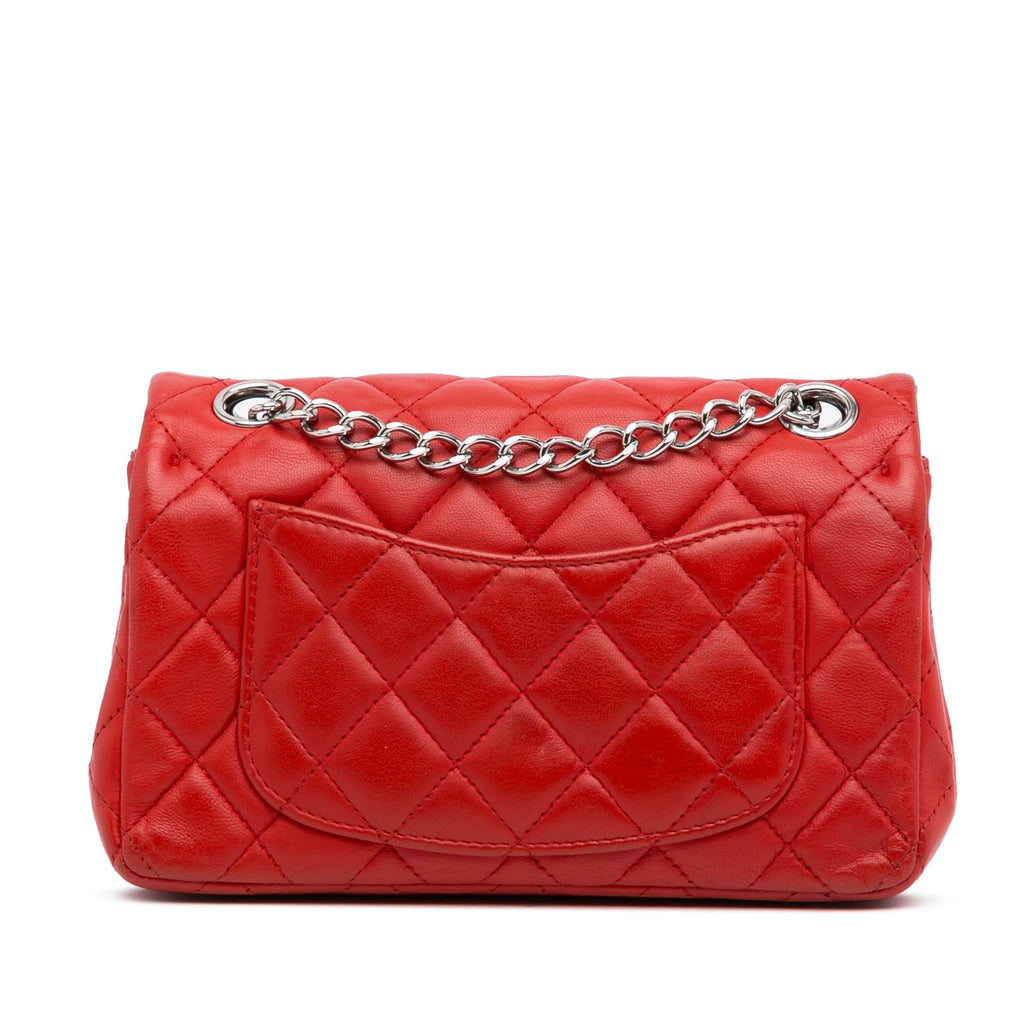 Chanel New Mini Rectangular Classic Lambskin Single Flap