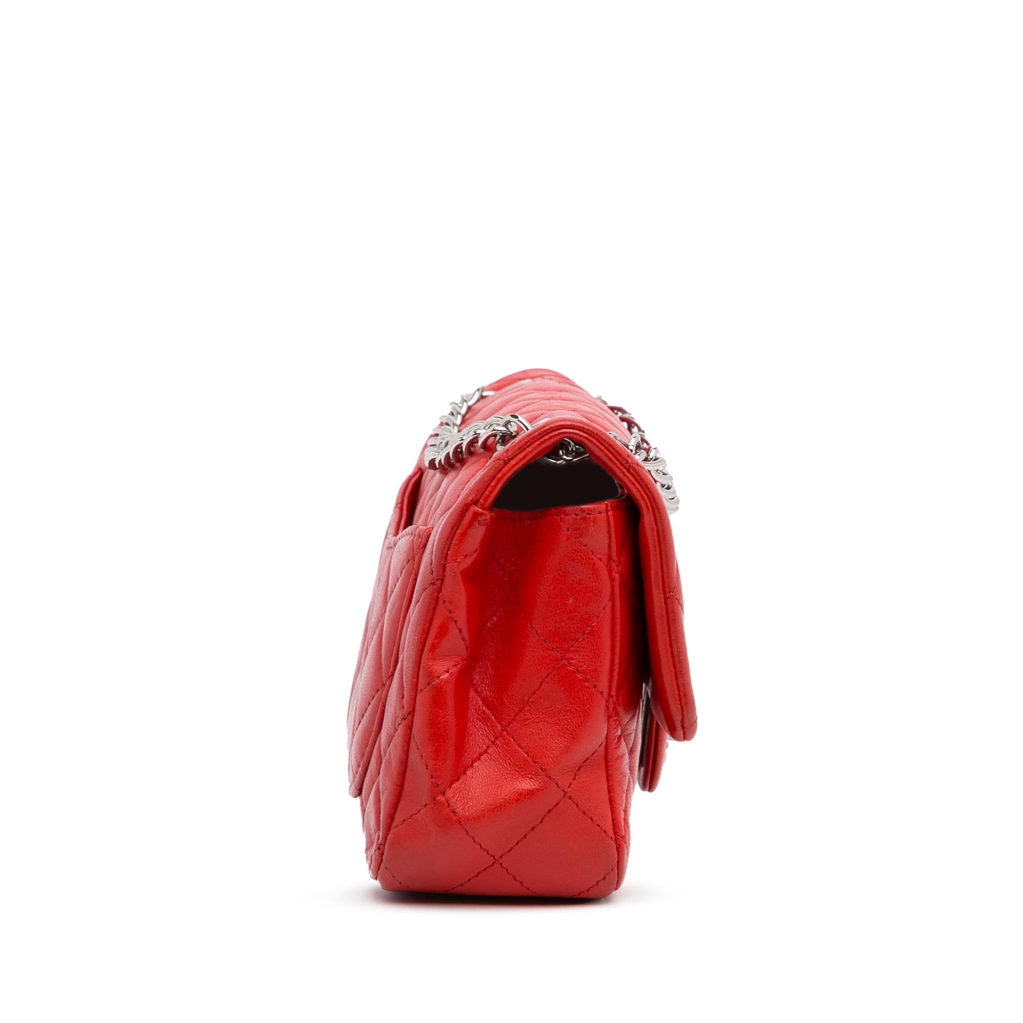 Chanel New Mini Rectangular Classic Lambskin Single Flap