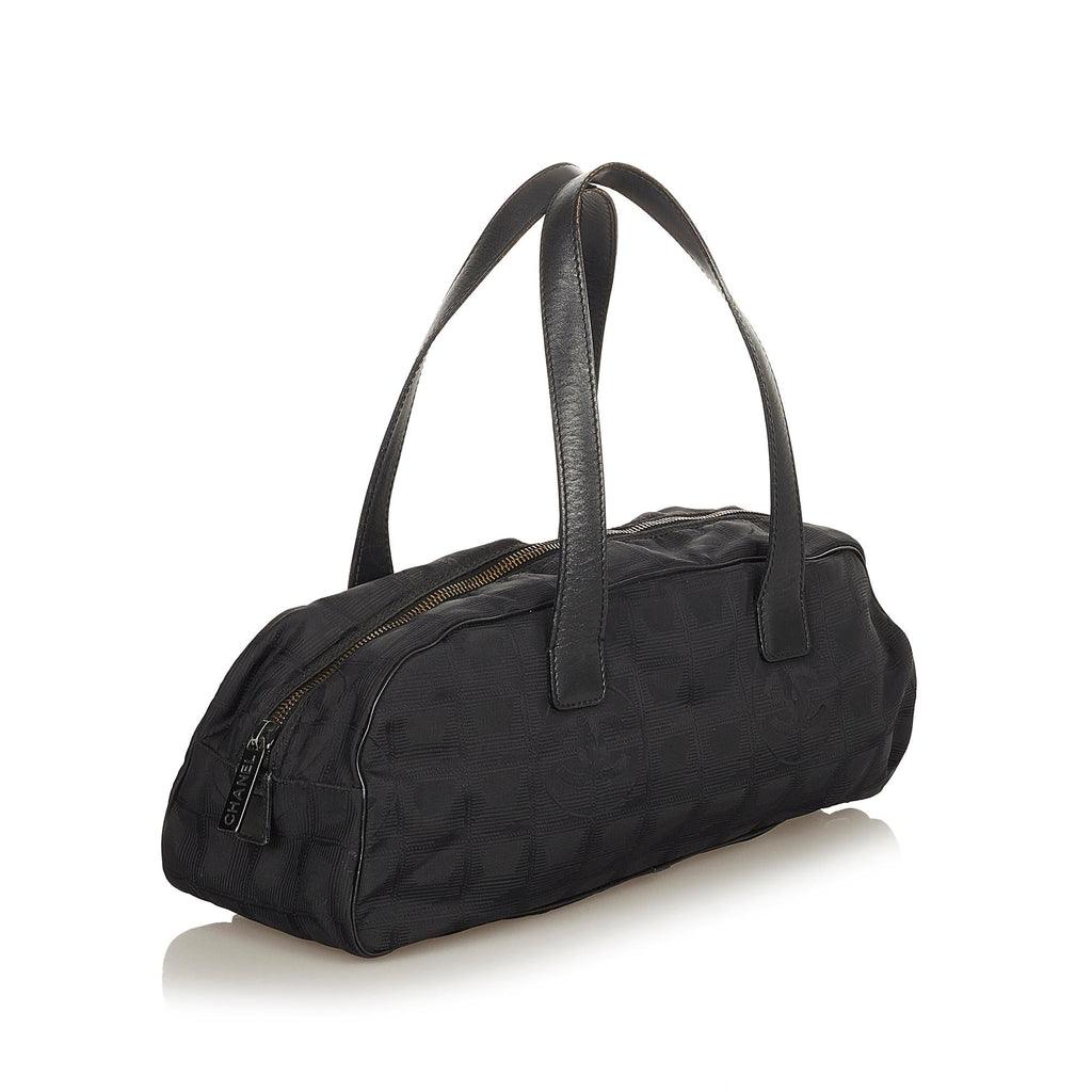 Chanel New Travel Line Canvas Handbag (SHG-25650)
