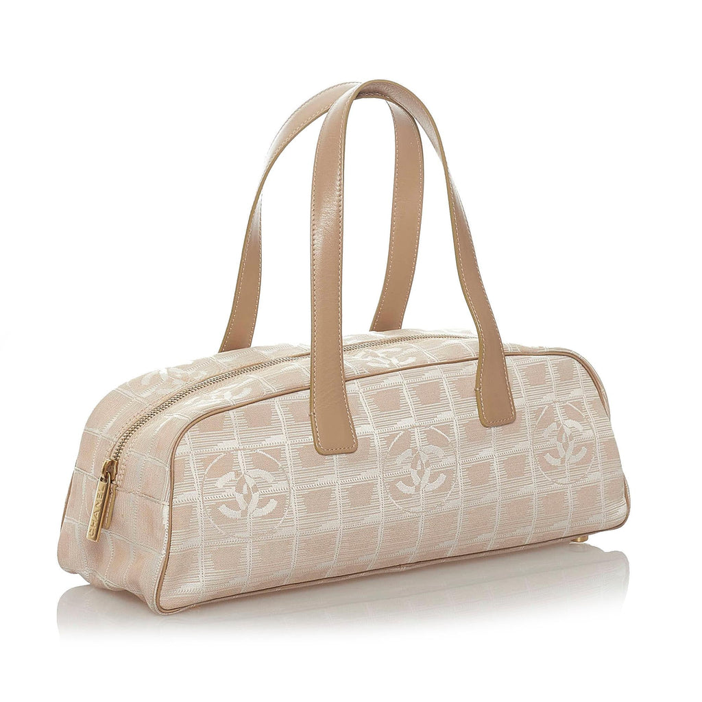 Chanel New Travel Line Canvas Handbag (SHG-28367)