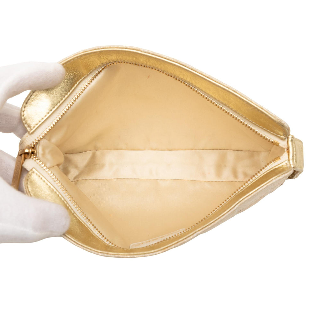 Chanel New Travel Line Canvas Pouch