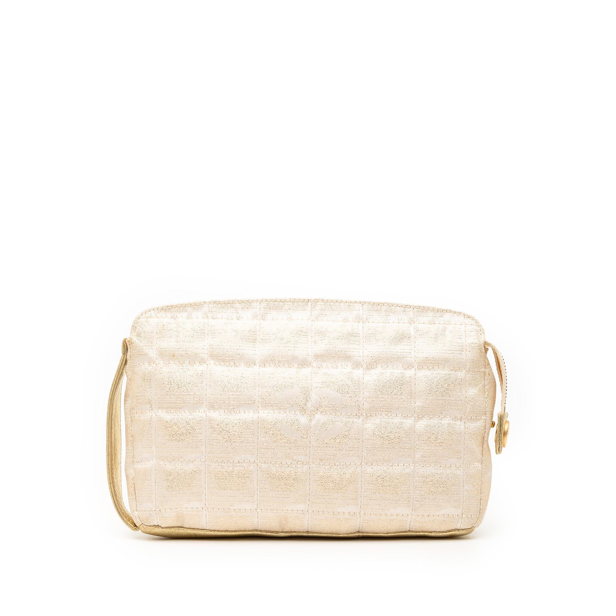 Chanel New Travel Line Canvas Pouch