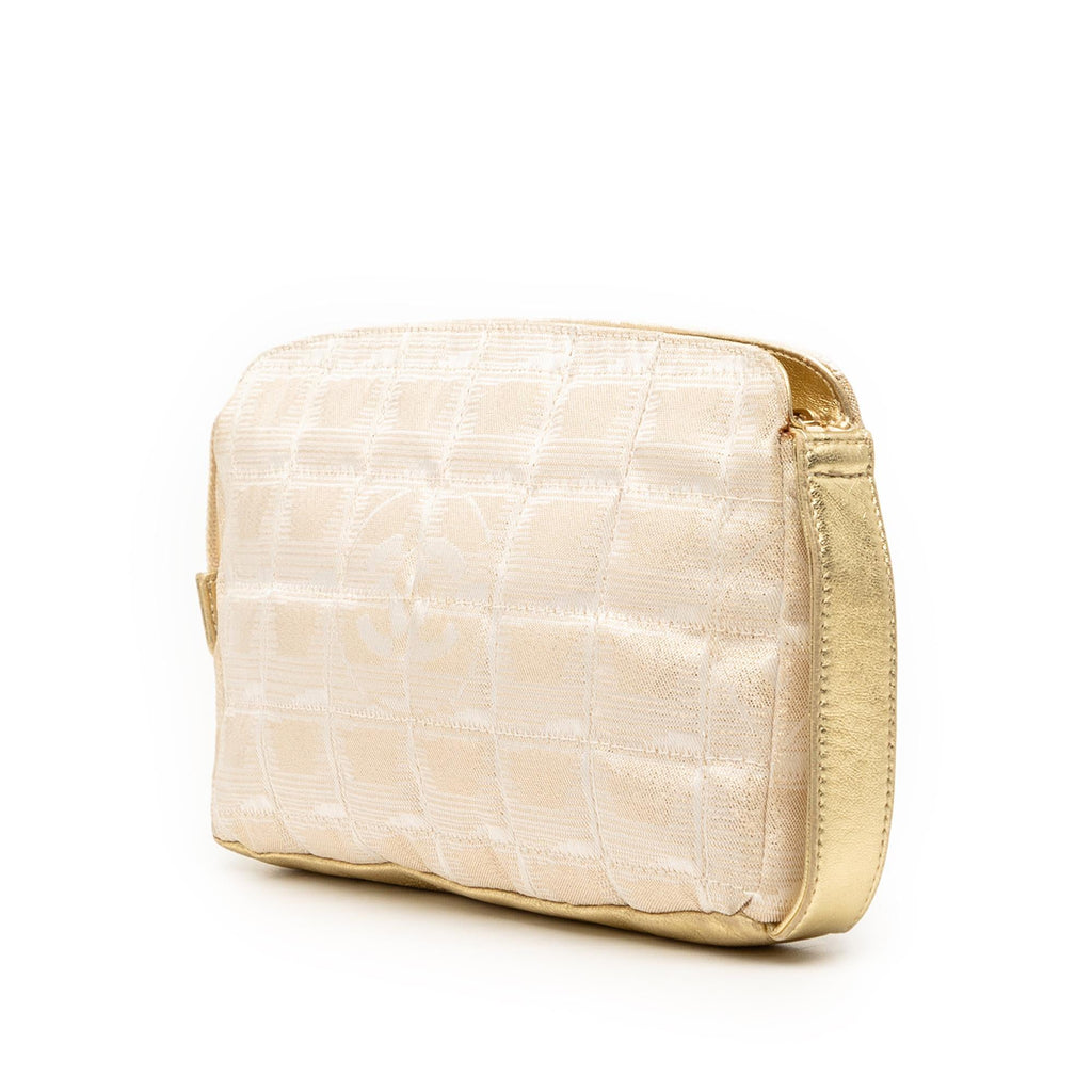 Chanel New Travel Line Canvas Pouch