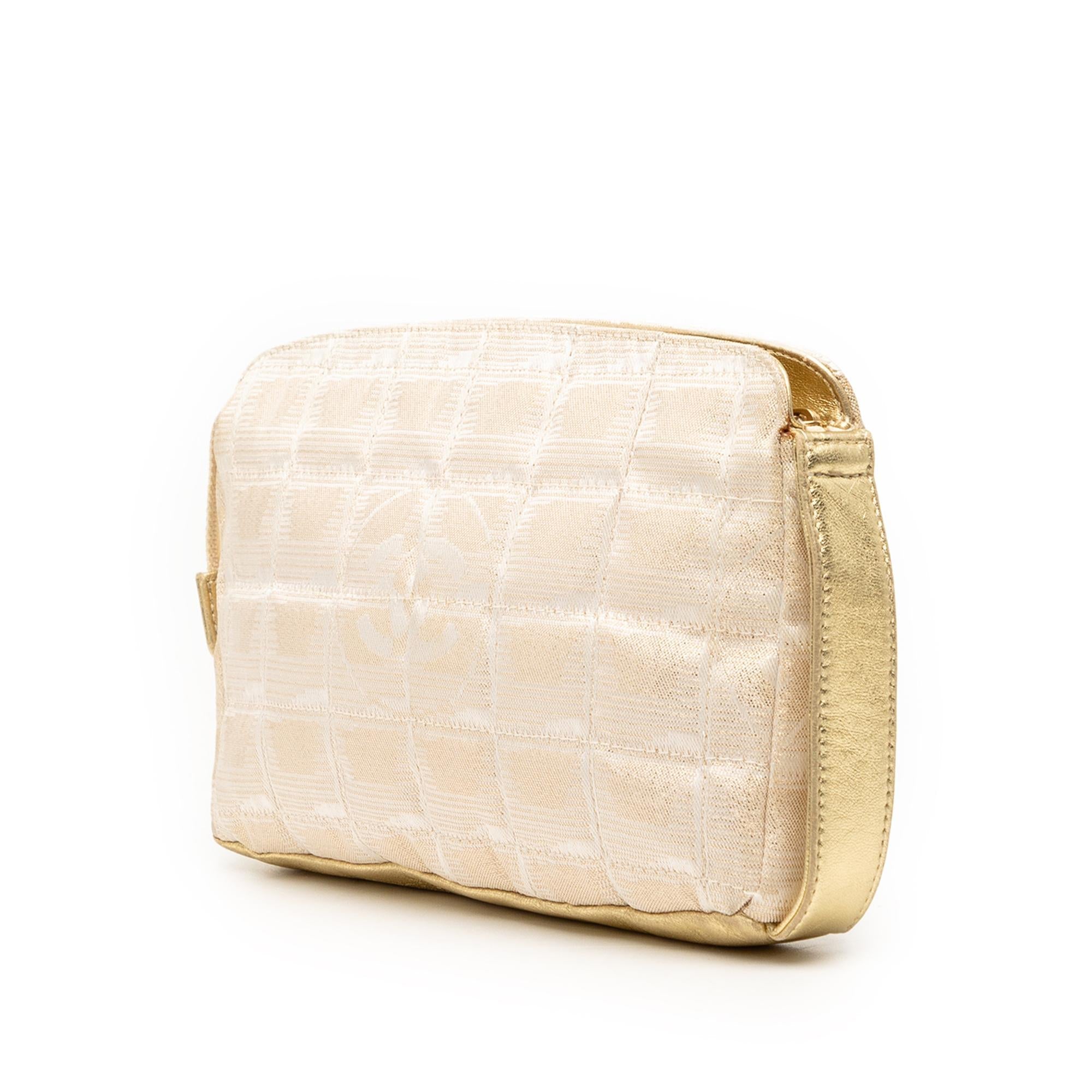 Chanel New Travel Line Canvas Pouch