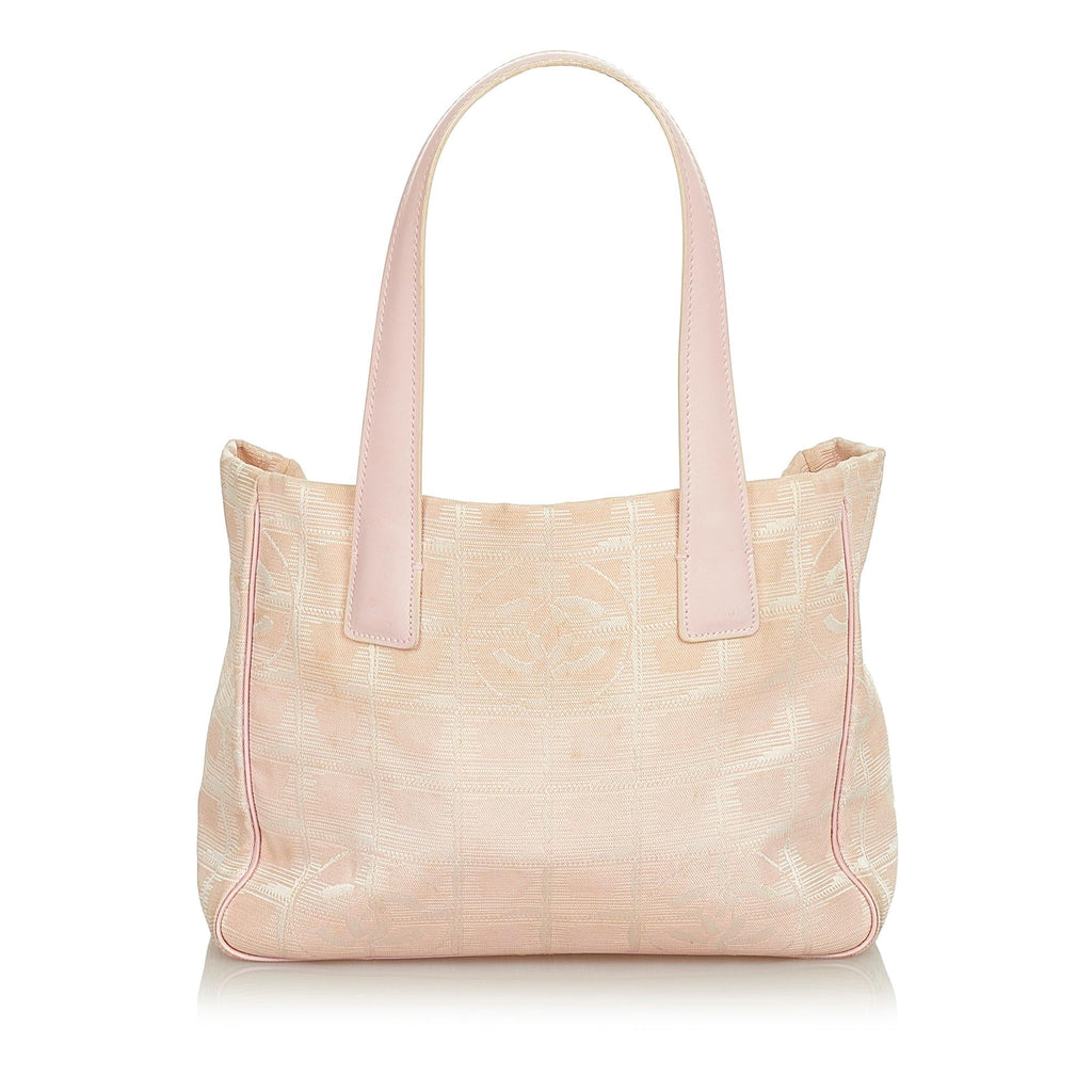Chanel New Travel Line Canvas Tote Bag (SHG-25307)