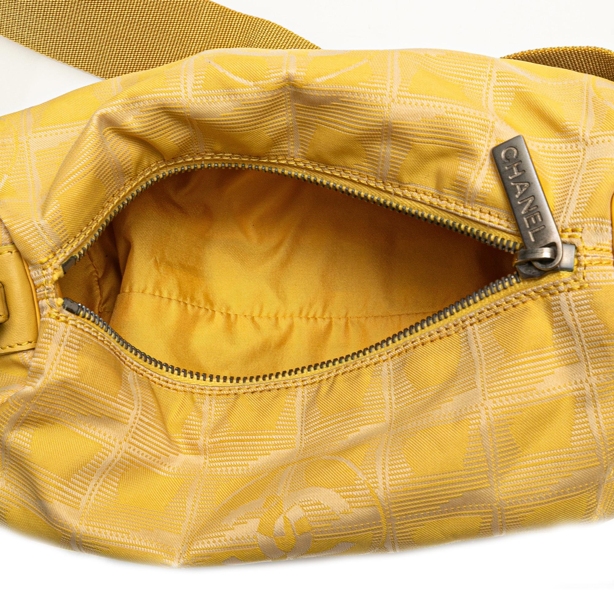 Chanel New Travel Line Nylon Barrel Shoulder Bag