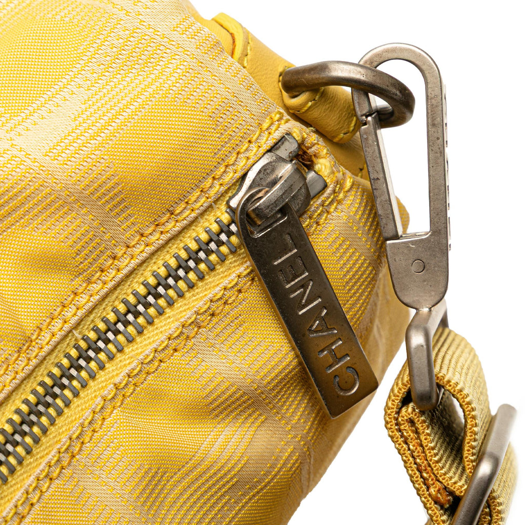 Chanel New Travel Line Nylon Barrel Shoulder Bag