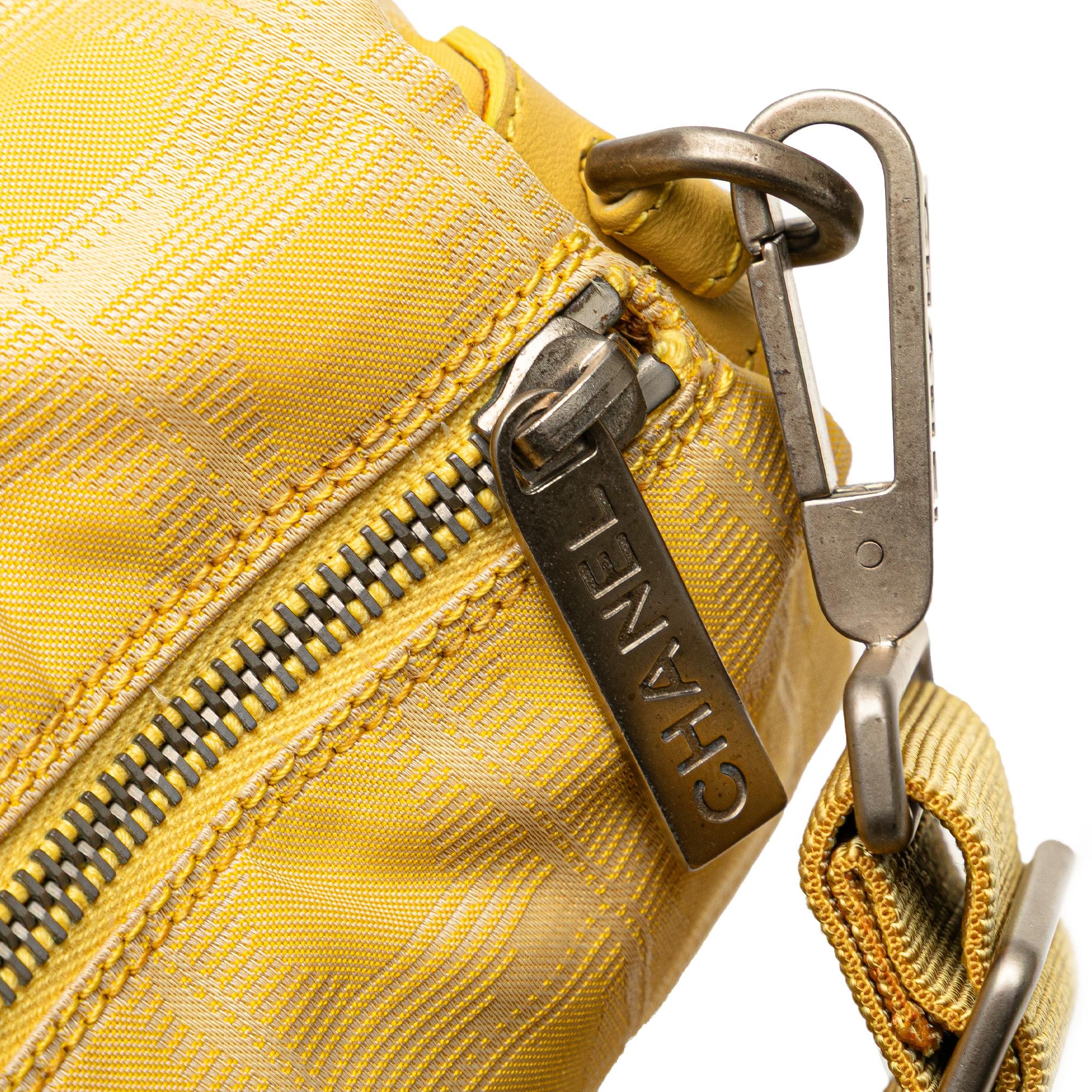 Chanel New Travel Line Nylon Barrel Shoulder Bag