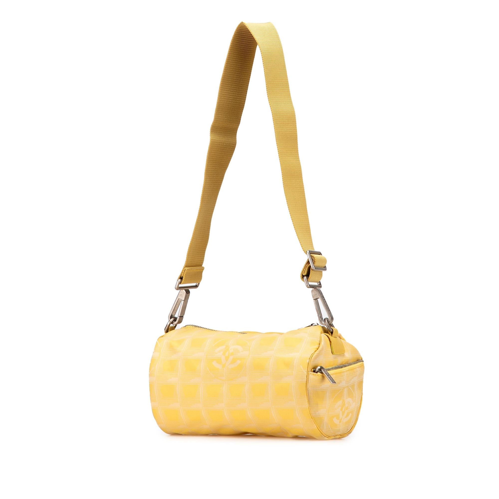 Chanel New Travel Line Nylon Barrel Shoulder Bag