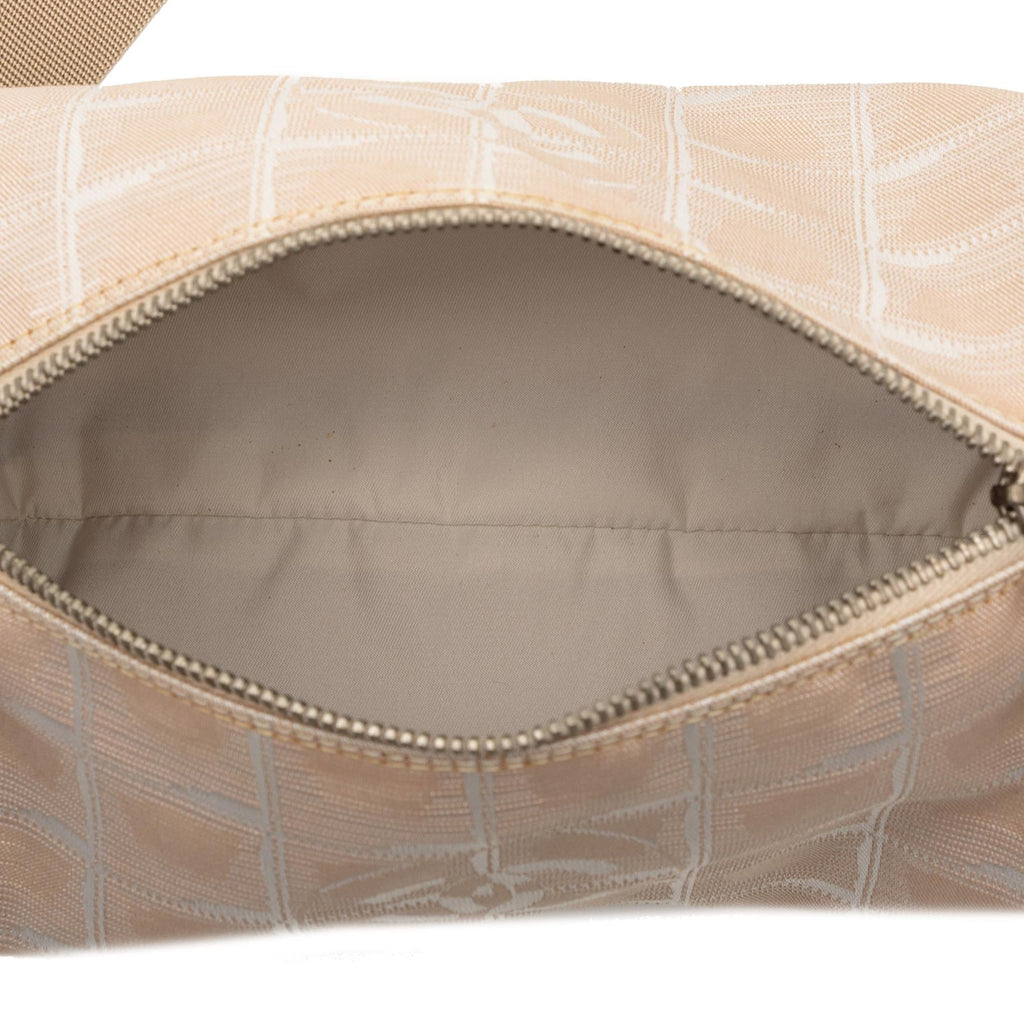 Chanel New Travel Line Nylon Barrel Shoulder Bag