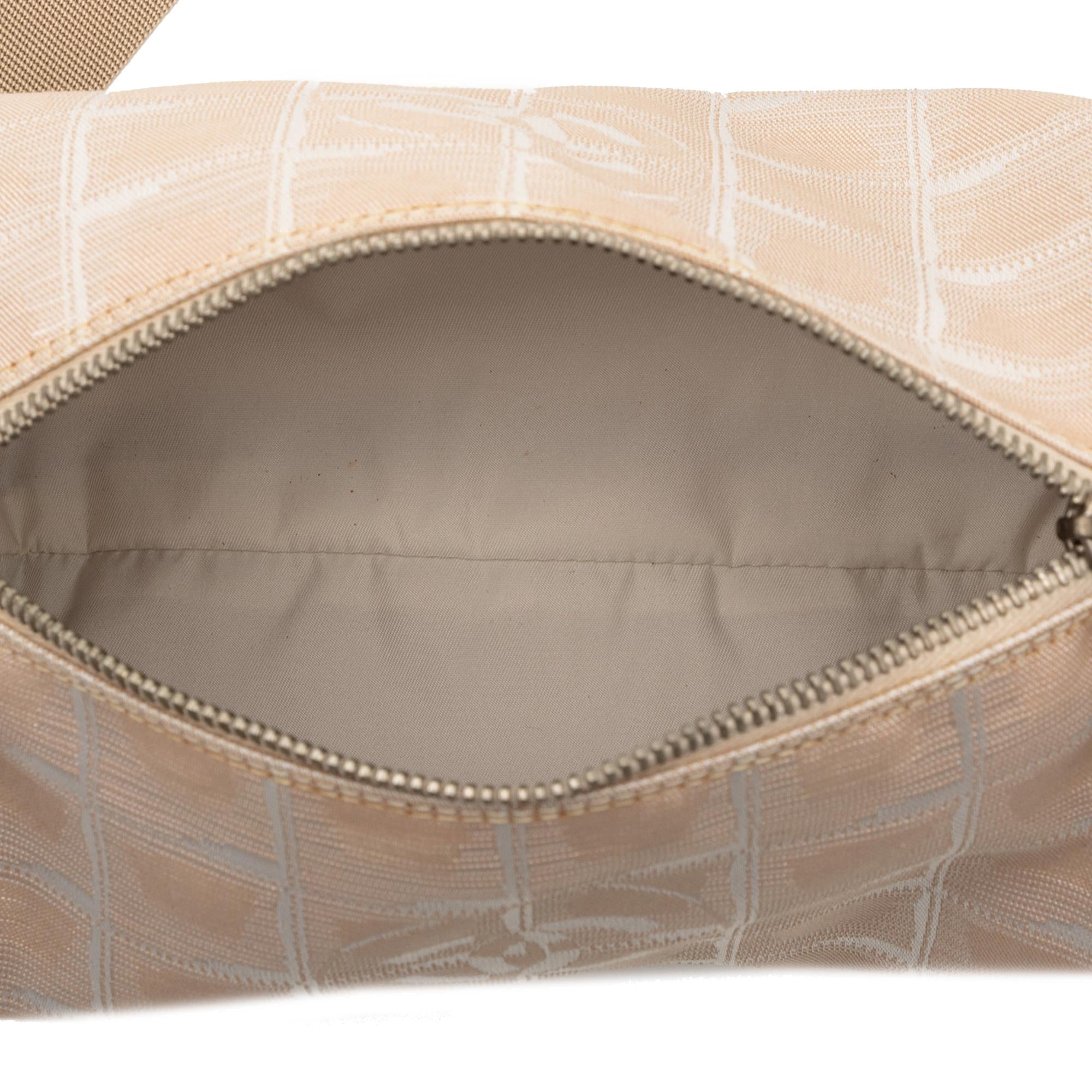 Chanel New Travel Line Nylon Barrel Shoulder Bag