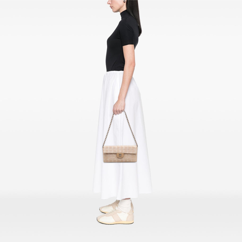 Chanel New Travel Line Nylon East West Flap