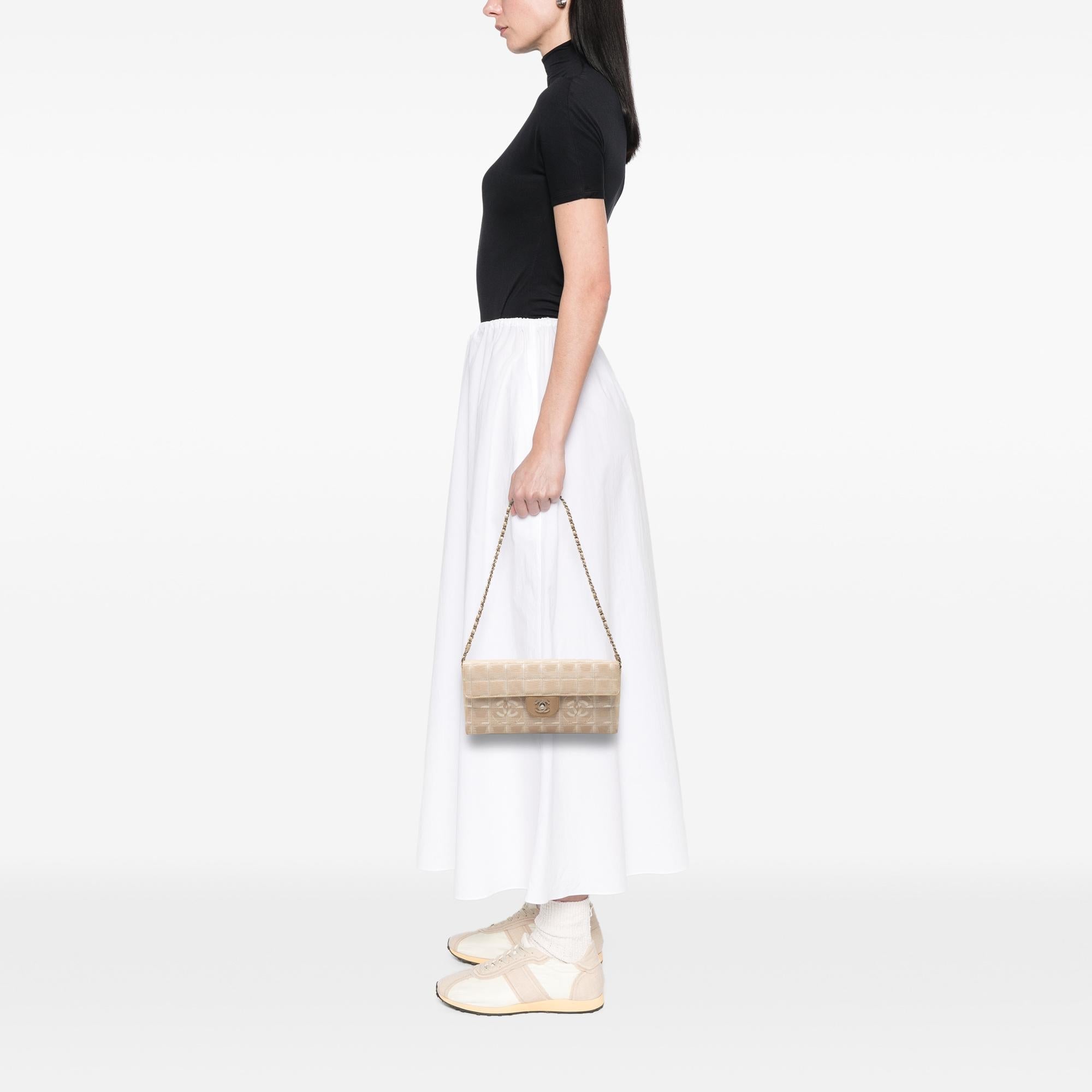 Chanel New Travel Line Nylon East West Flap