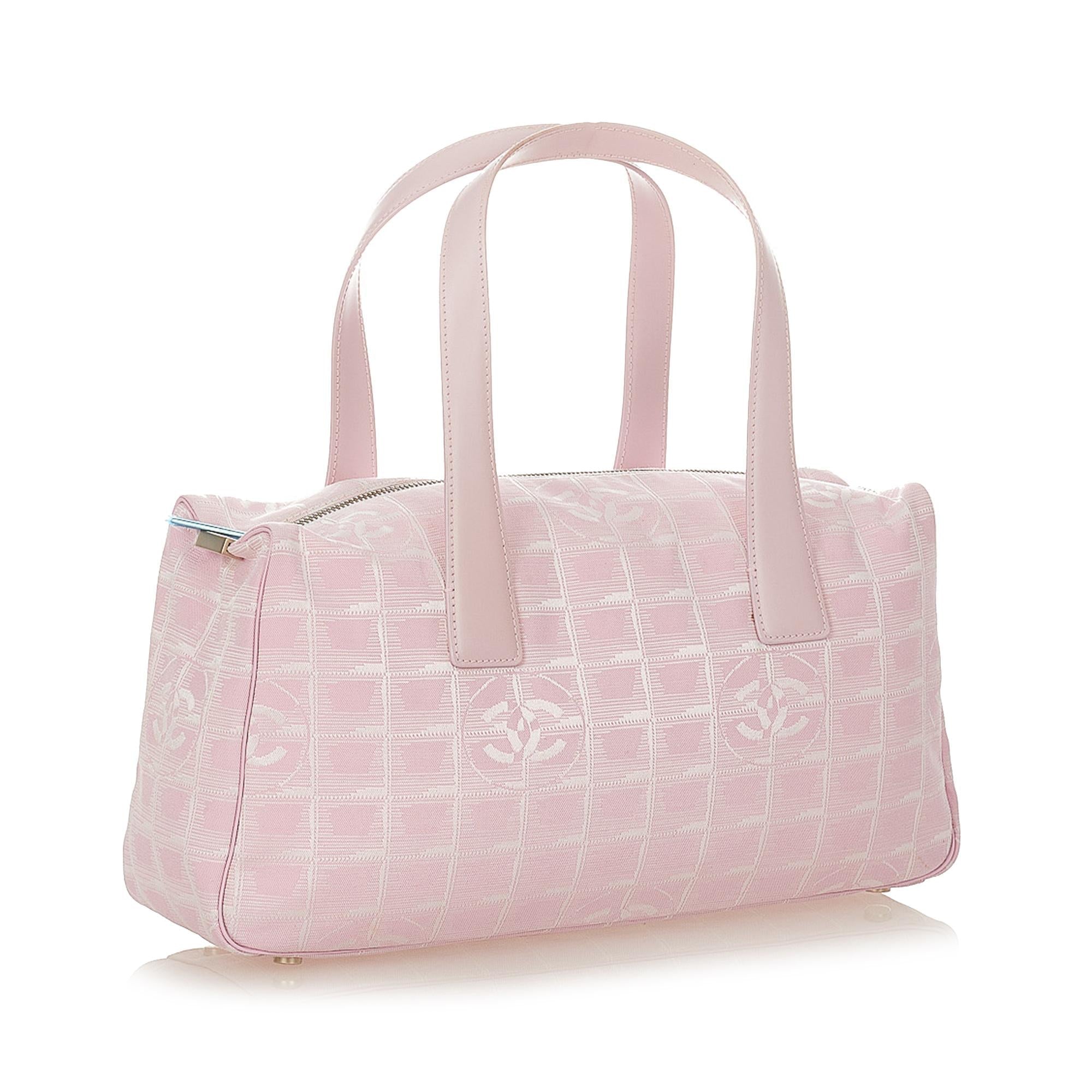 Chanel New Travel Line Nylon Handbag (SHG-26625)