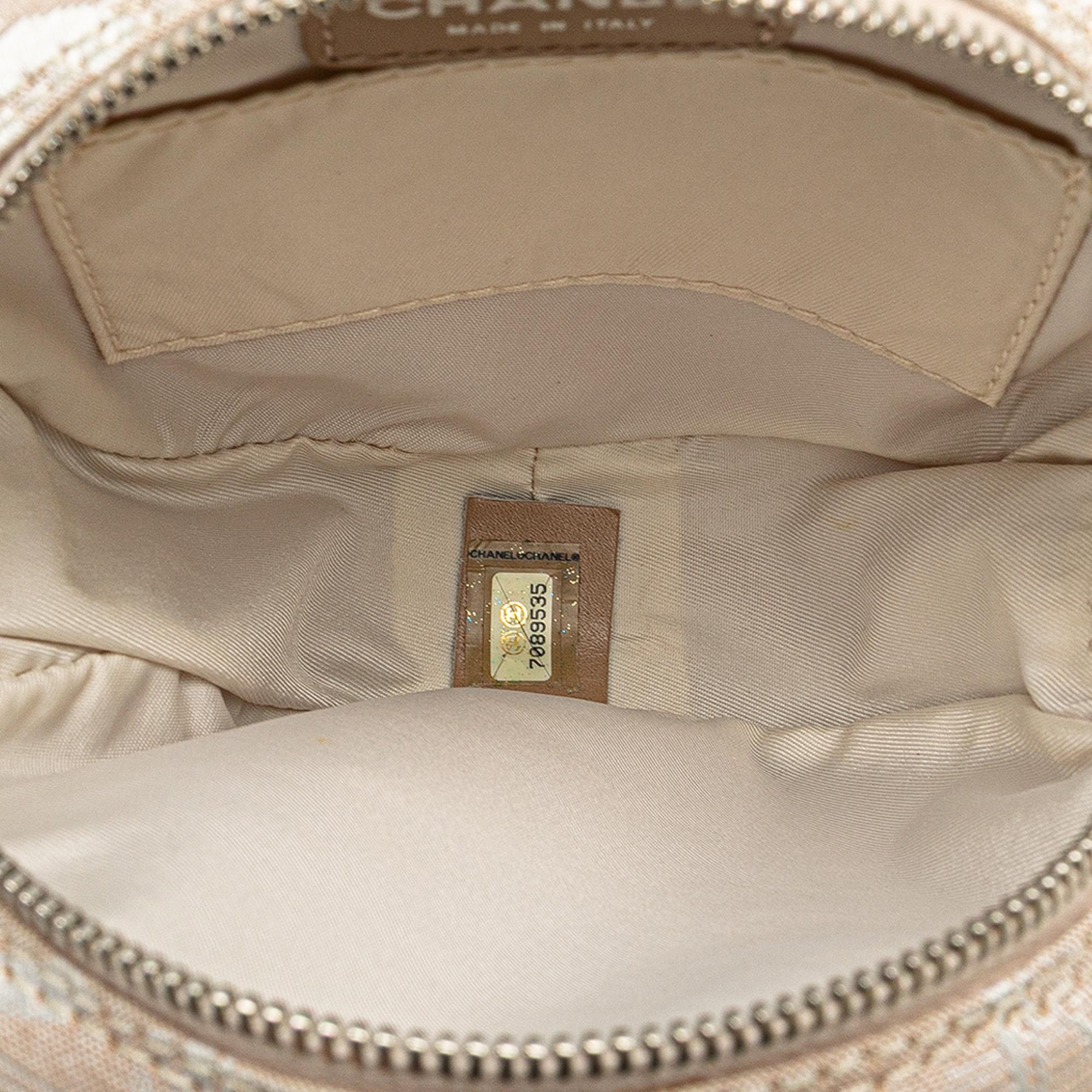 Chanel New Travel Line Nylon Round Pouch