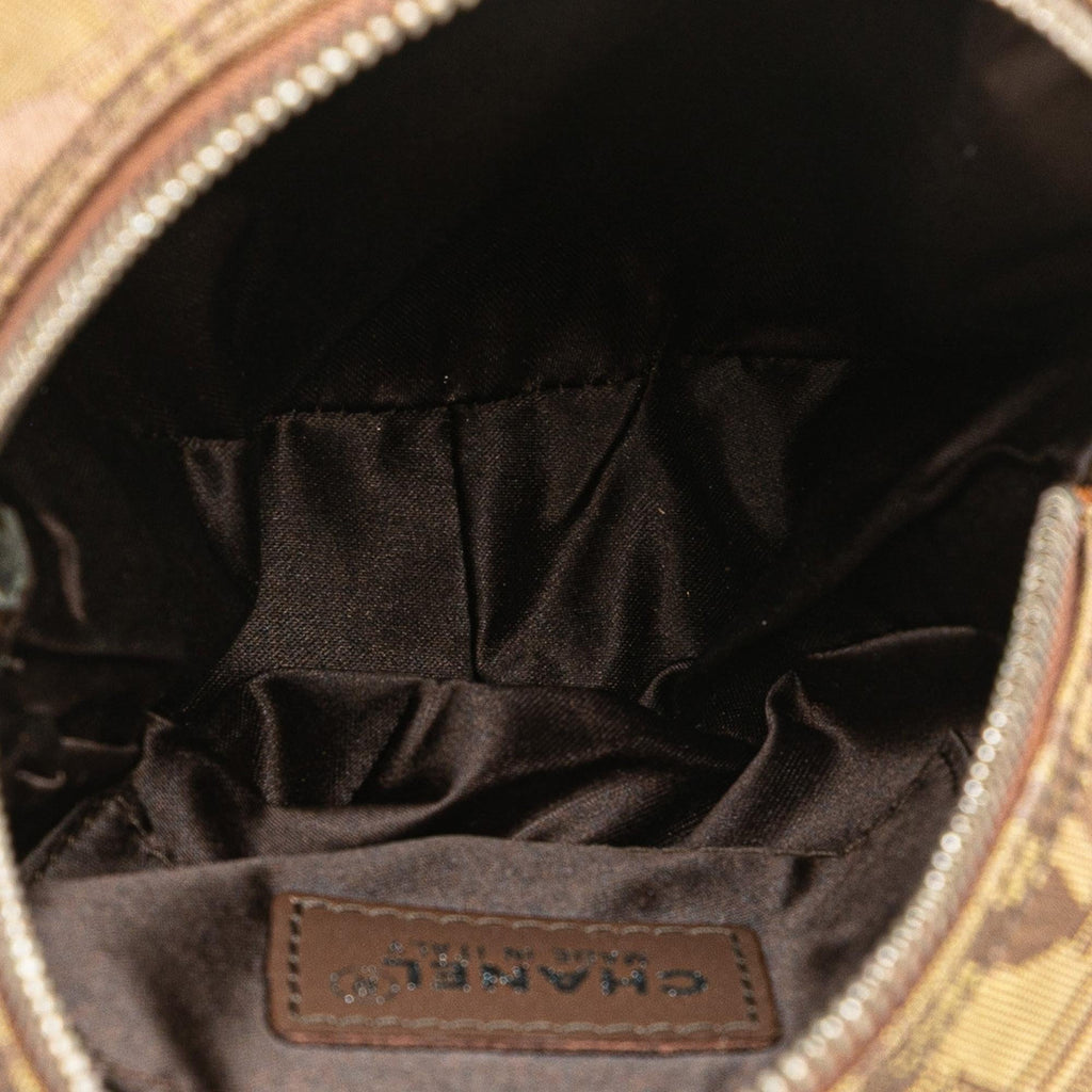 Chanel New Travel Line Nylon Round Pouch