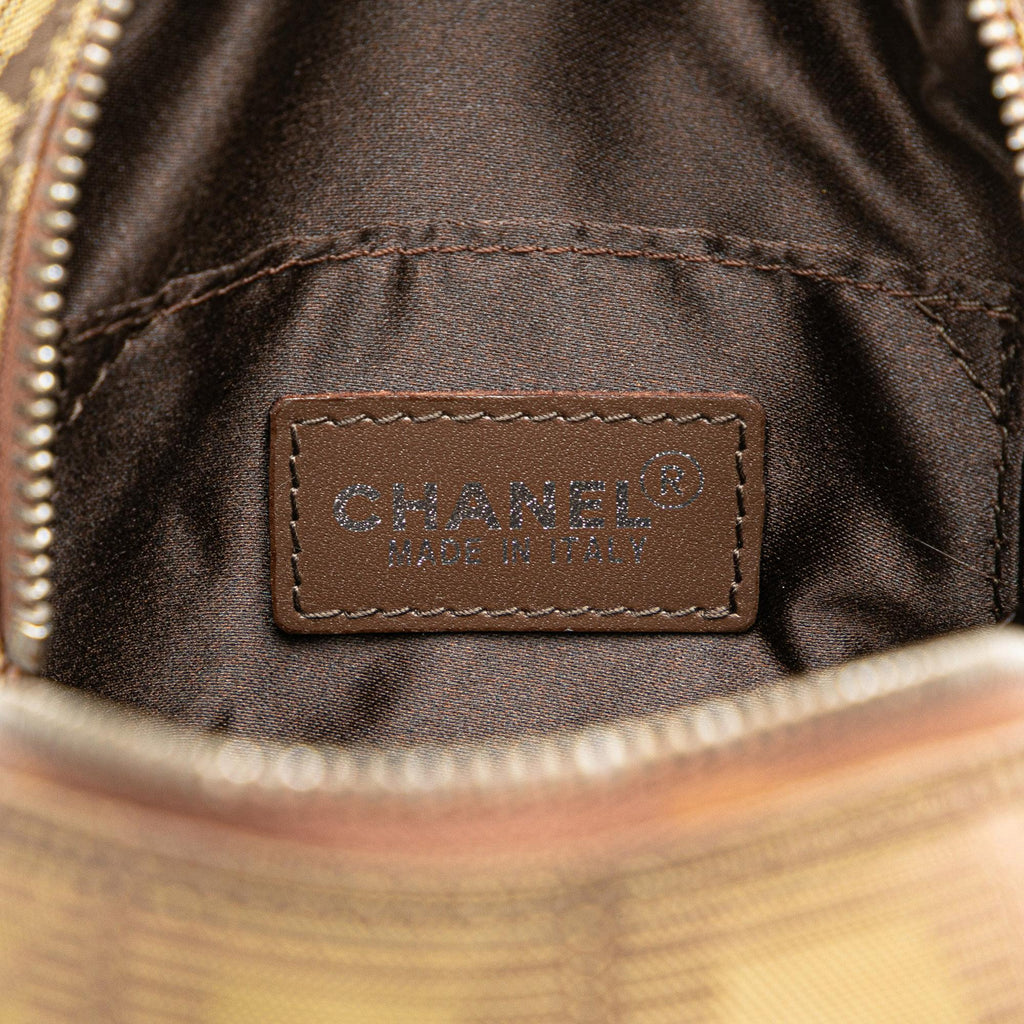 Chanel New Travel Line Nylon Round Pouch