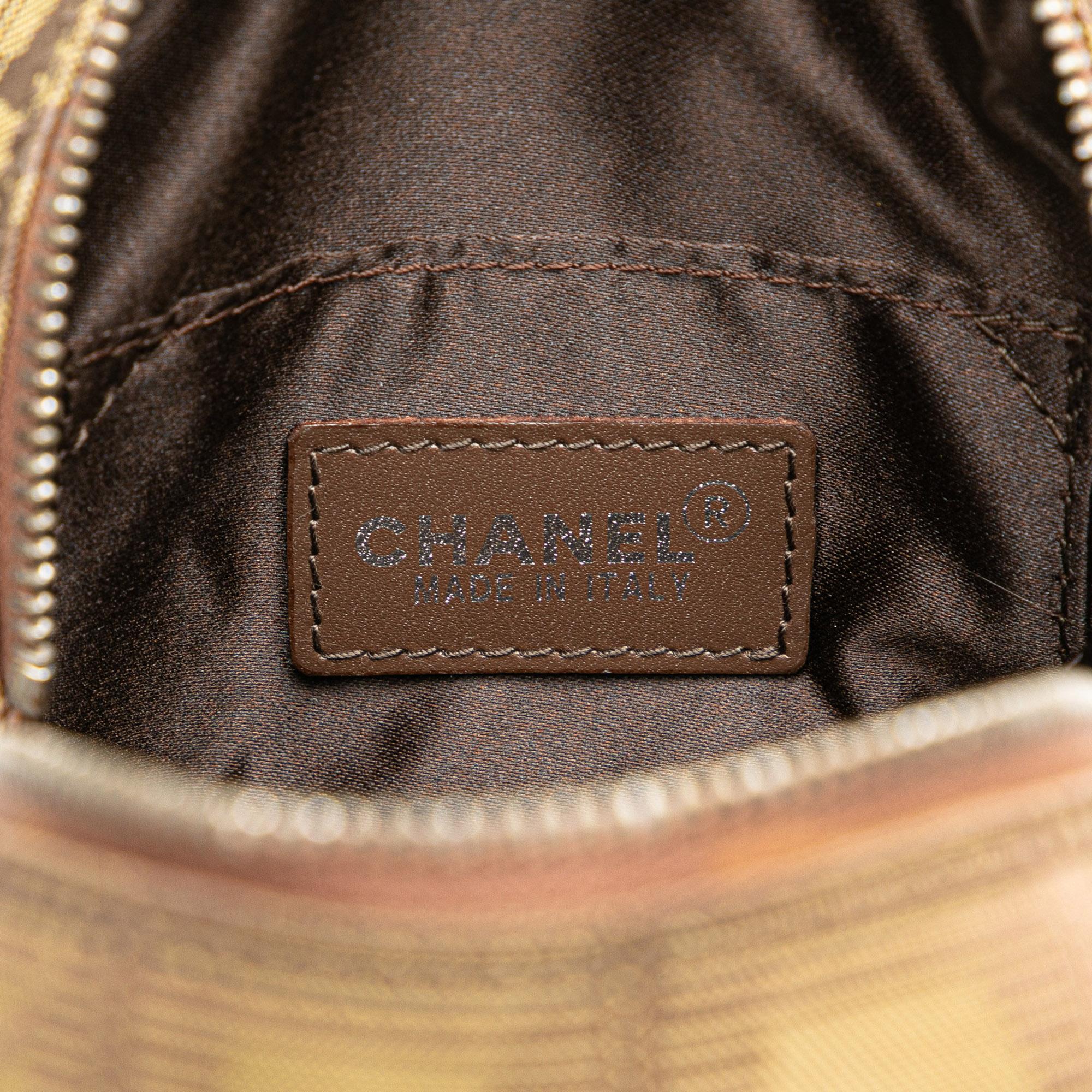 Chanel New Travel Line Nylon Round Pouch