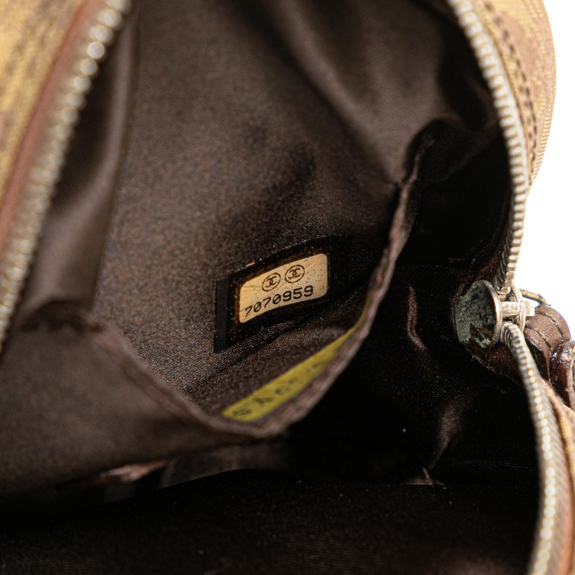 Chanel New Travel Line Nylon Round Pouch