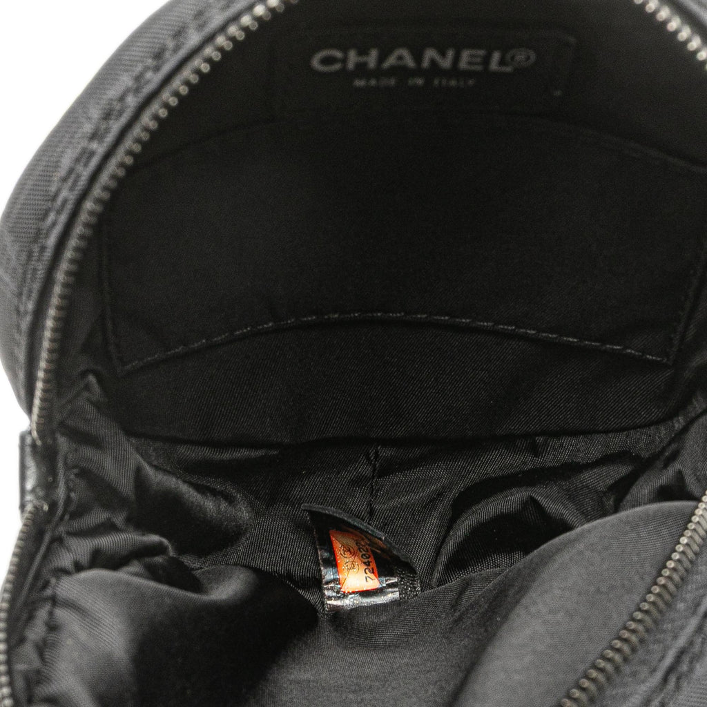 Chanel New Travel Line Nylon Round Pouch