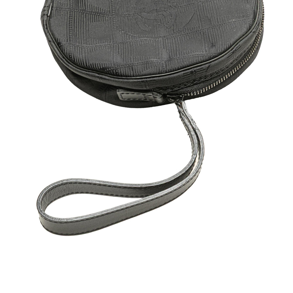 Chanel New Travel Line Nylon Round Pouch