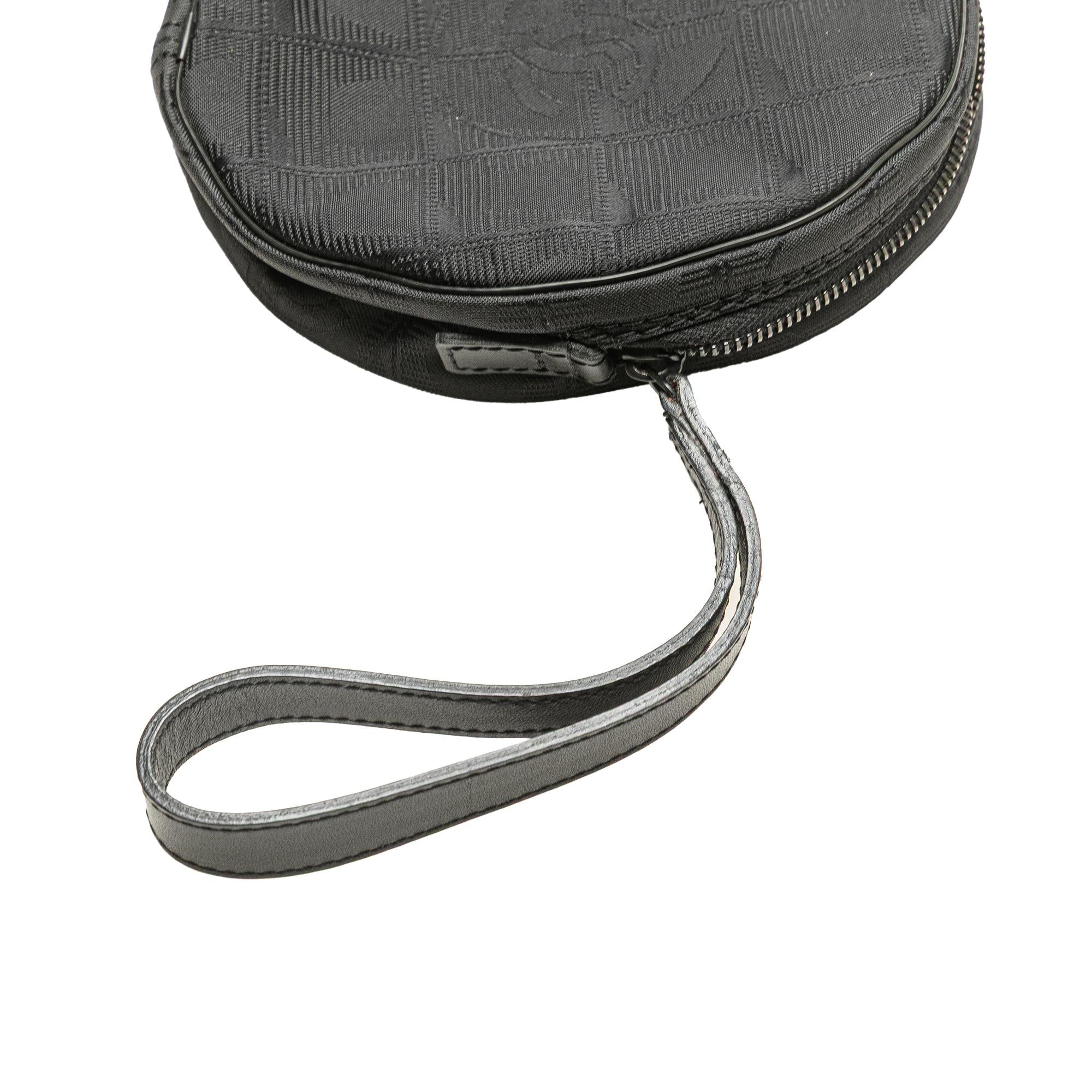 Chanel New Travel Line Nylon Round Pouch