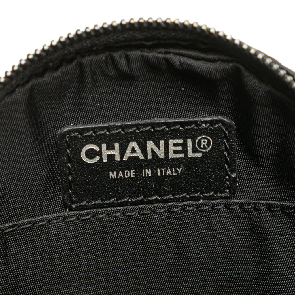 Chanel New Travel Line Nylon Round Pouch