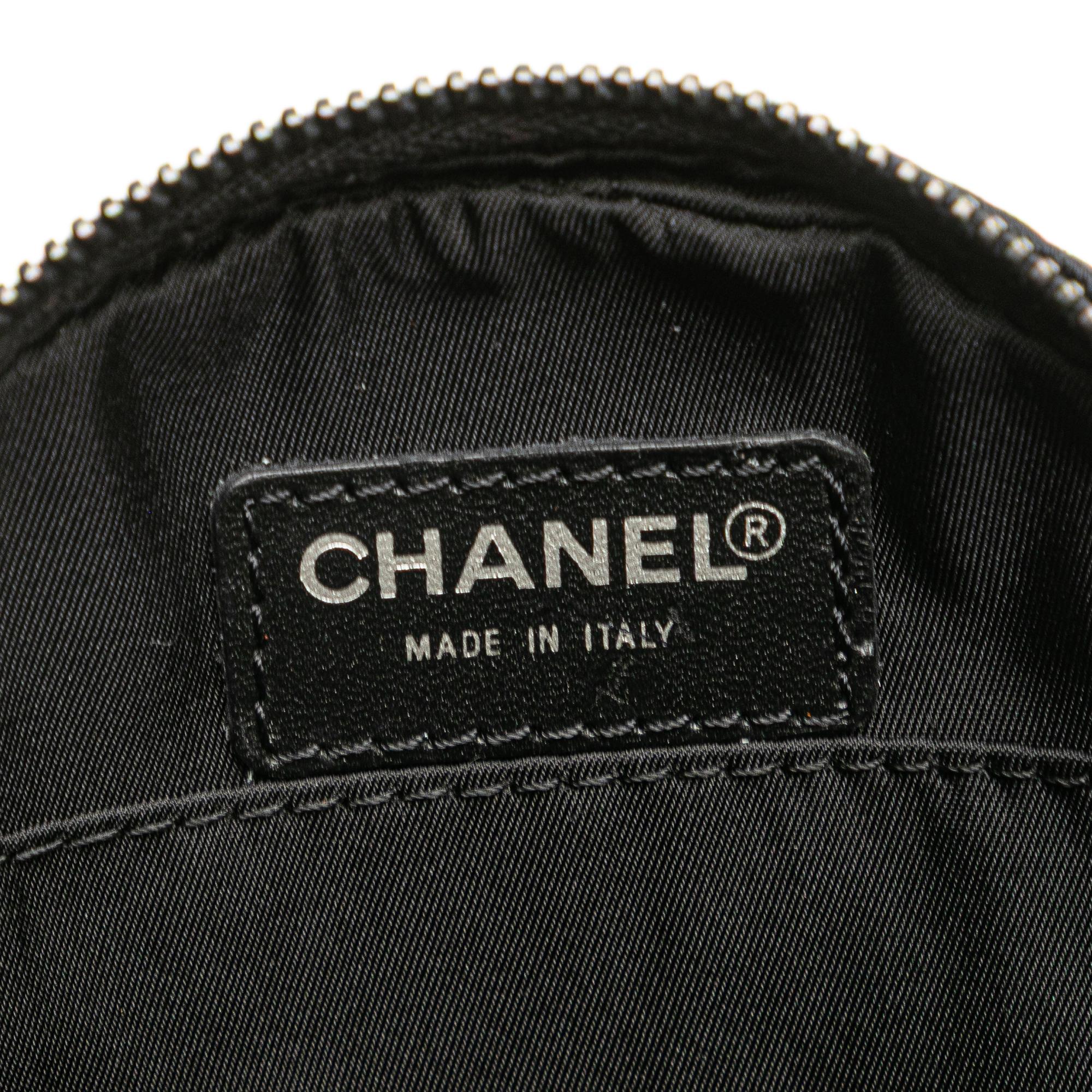 Chanel New Travel Line Nylon Round Pouch
