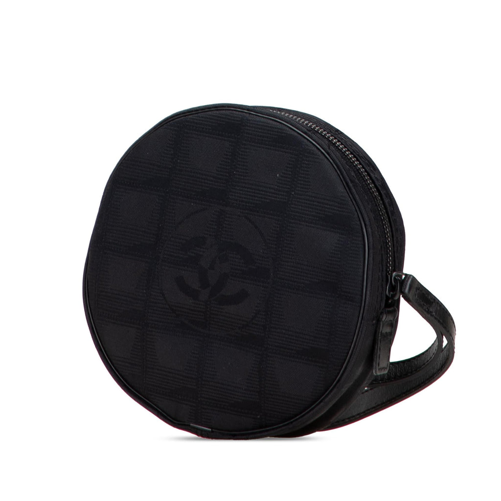 Chanel New Travel Line Nylon Round Pouch