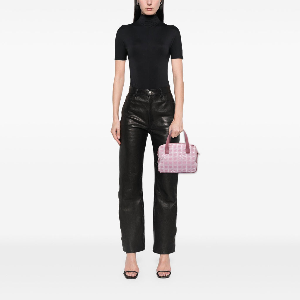 Chanel New Travel Line Nylon Satchel