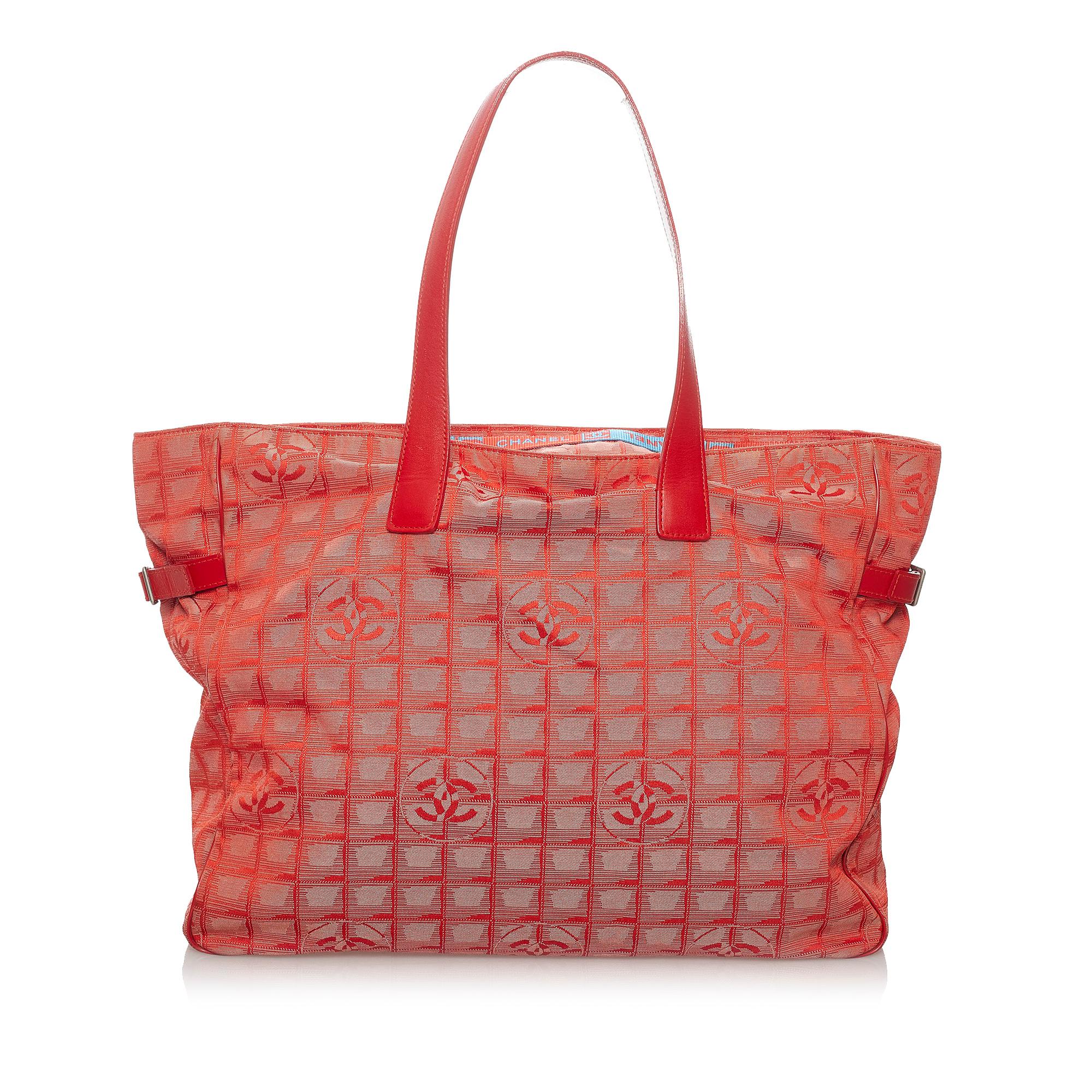 Chanel New Travel Line Nylon Tote Bag (SHG-29519)