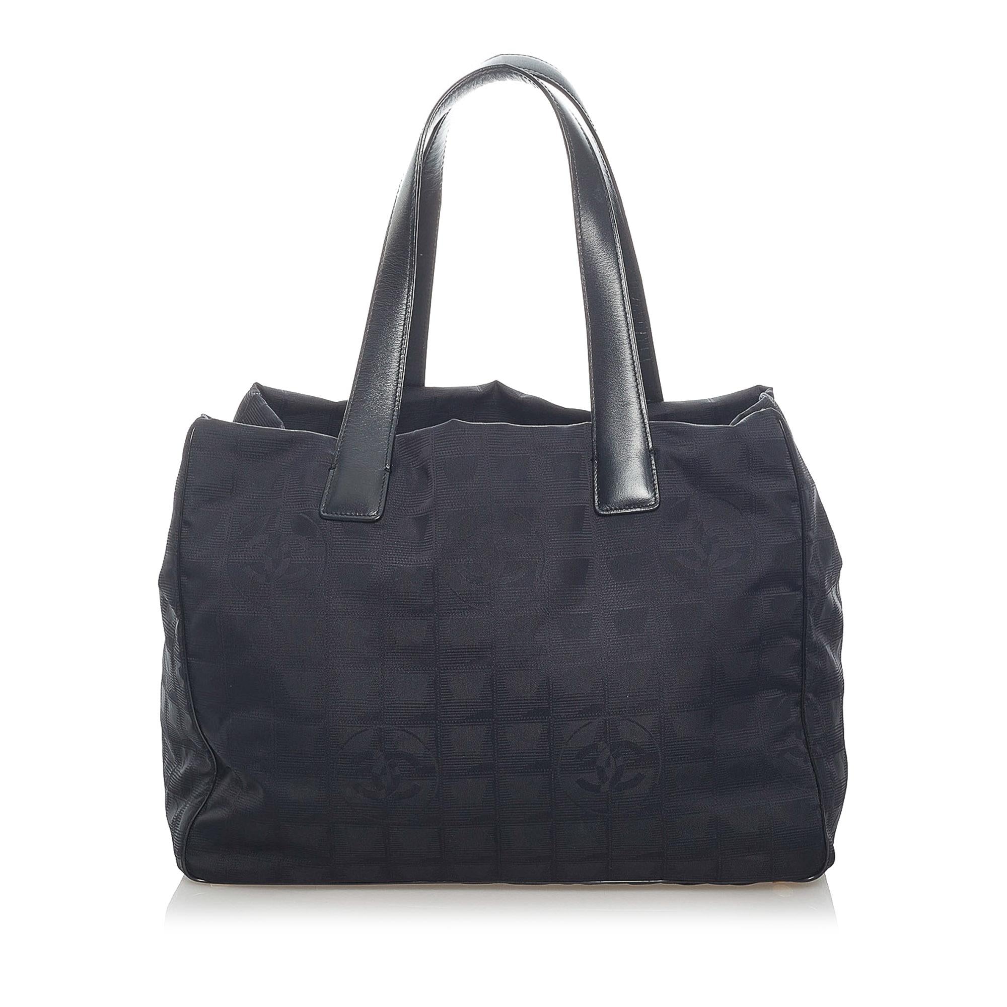 Chanel New Travel Line Nylon Tote Bag (SHG-34688)