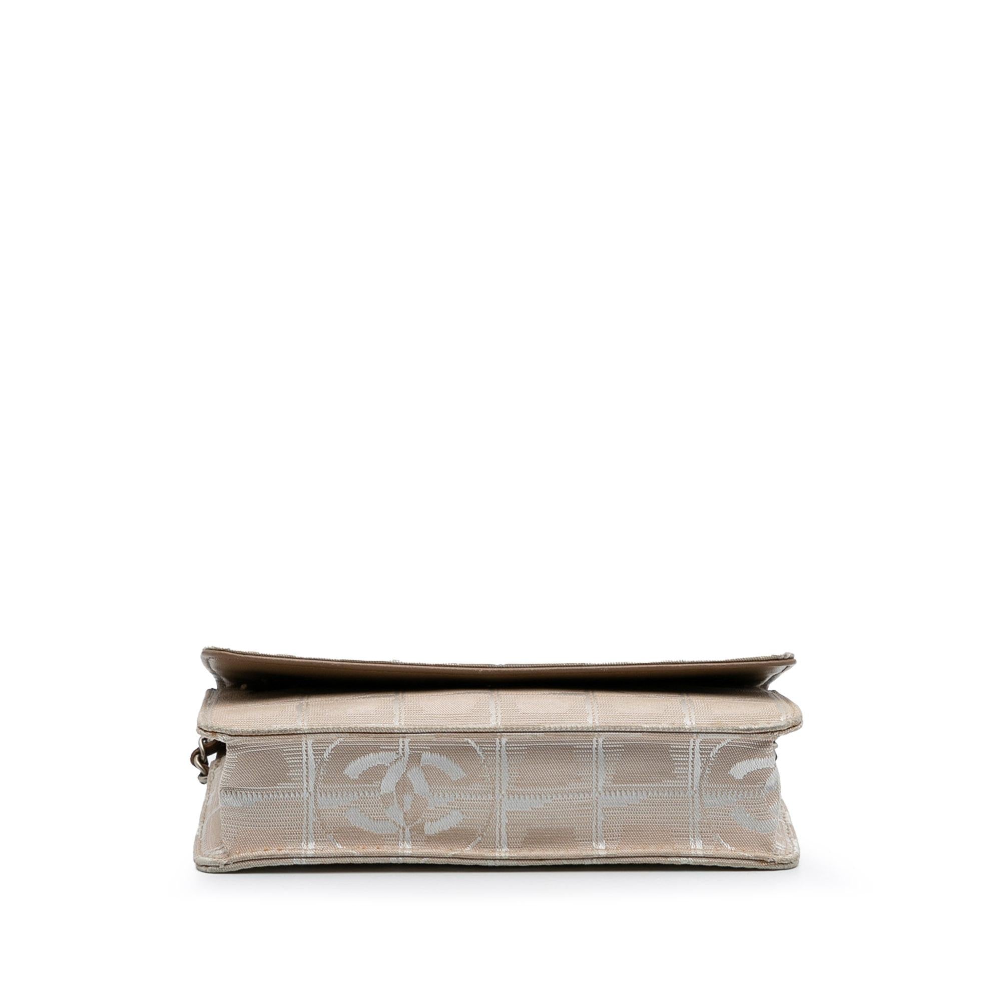 Chanel New Travel Line Nylon Wallet On Chain