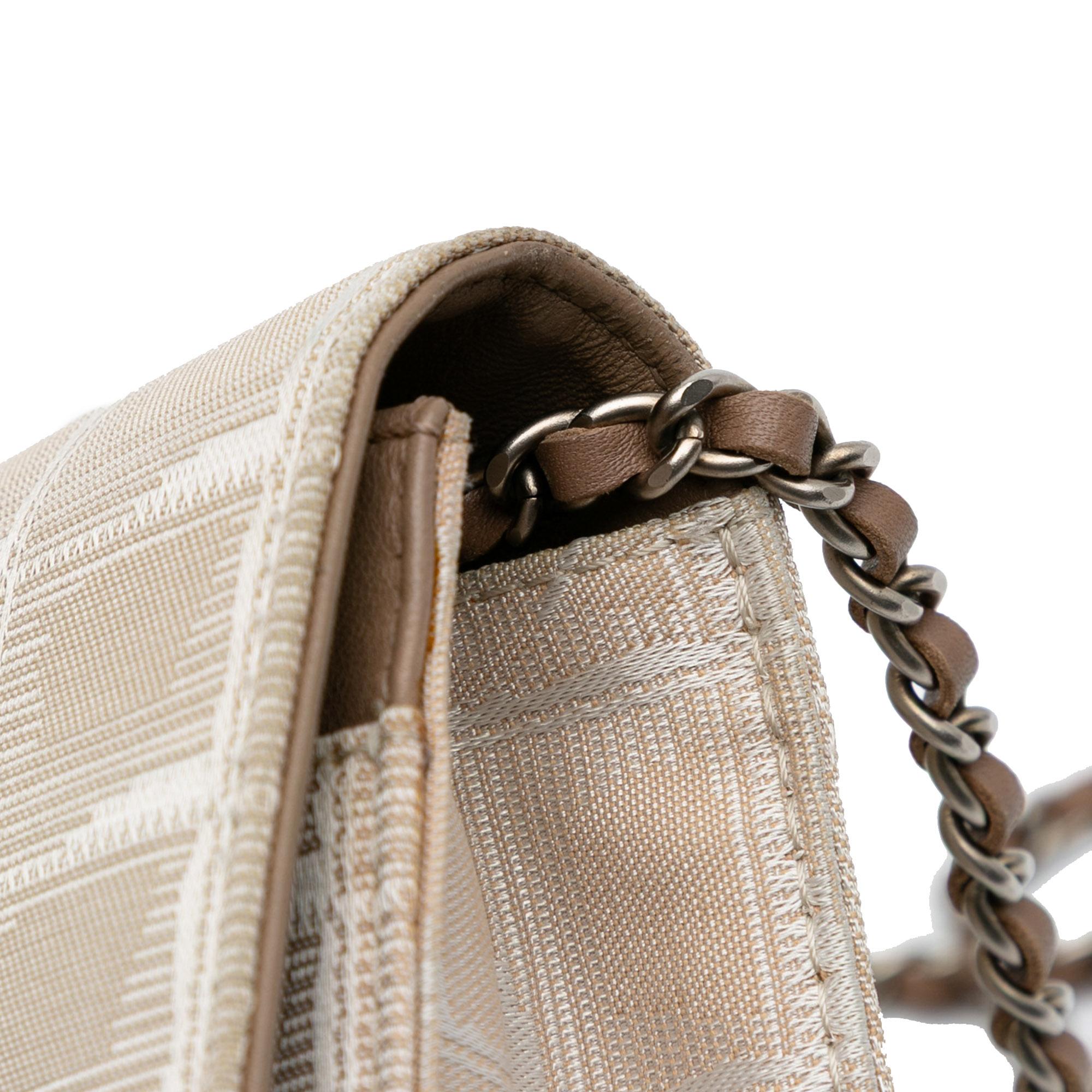 Chanel New Travel Line Nylon Wallet On Chain