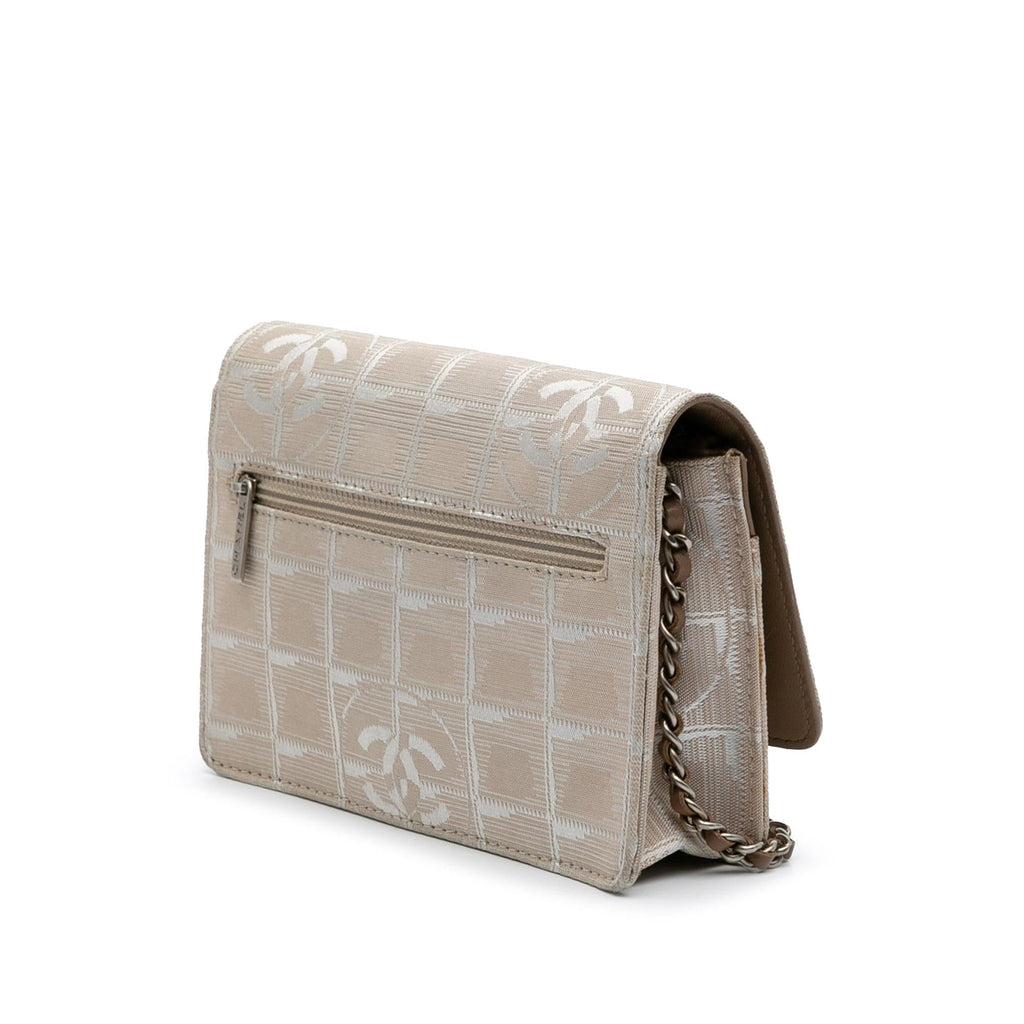 Chanel New Travel Line Nylon Wallet On Chain
