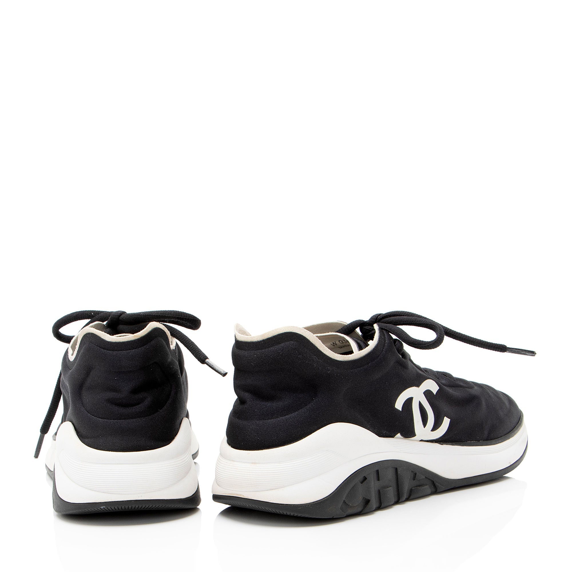 Chanel Nylon CC Sneakers - Size 10 / 40
