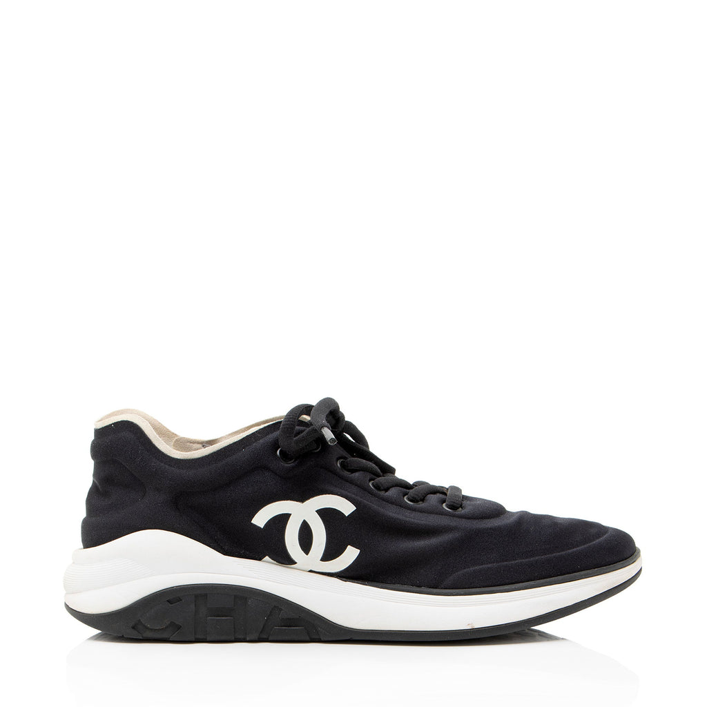 Chanel Nylon CC Sneakers - Size 10 / 40