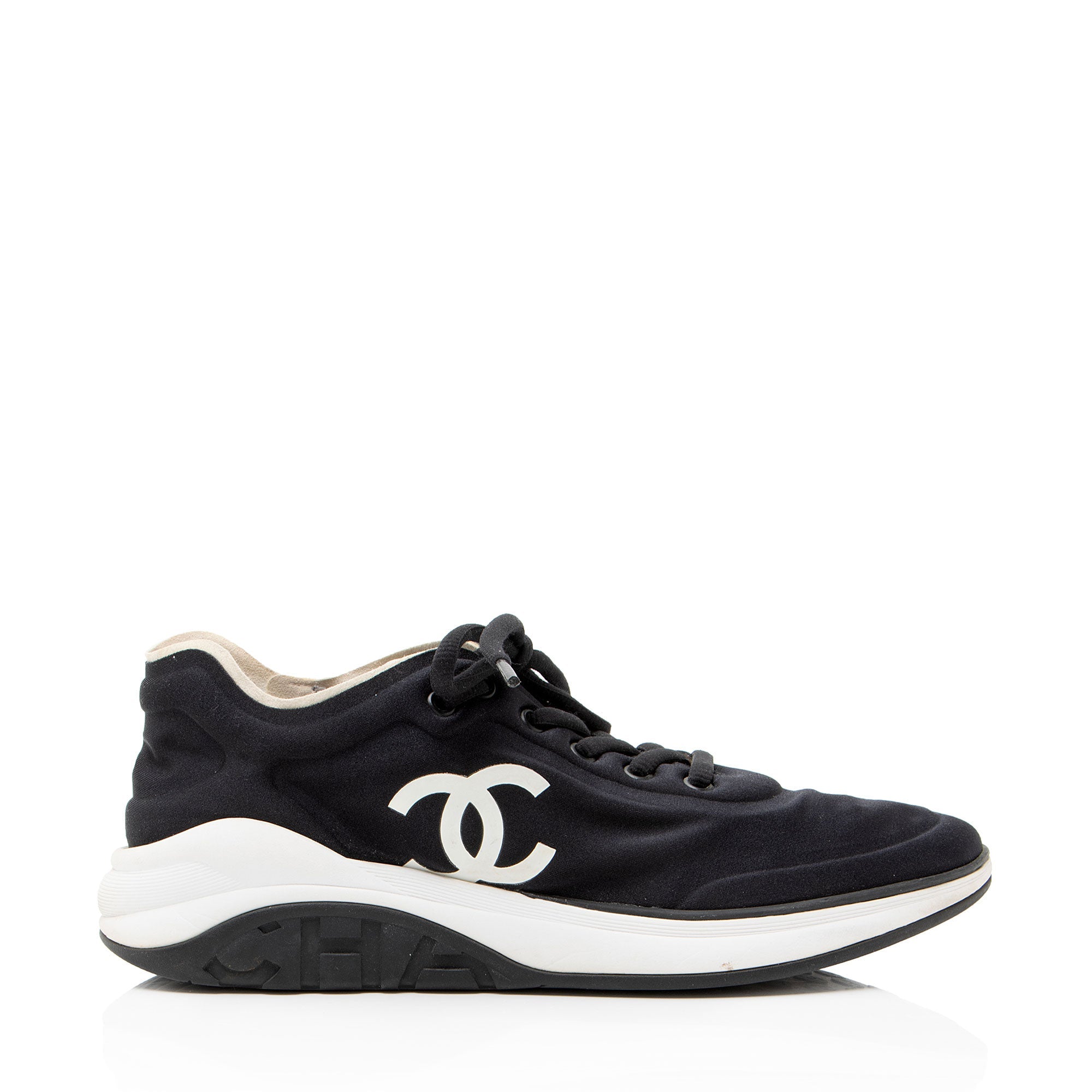 Chanel Nylon CC Sneakers - Size 10 / 40