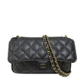 Chanel Nylon Graffiti Foldable Shopping Tote in Caviar Flap (SHG-Urz0Ek)